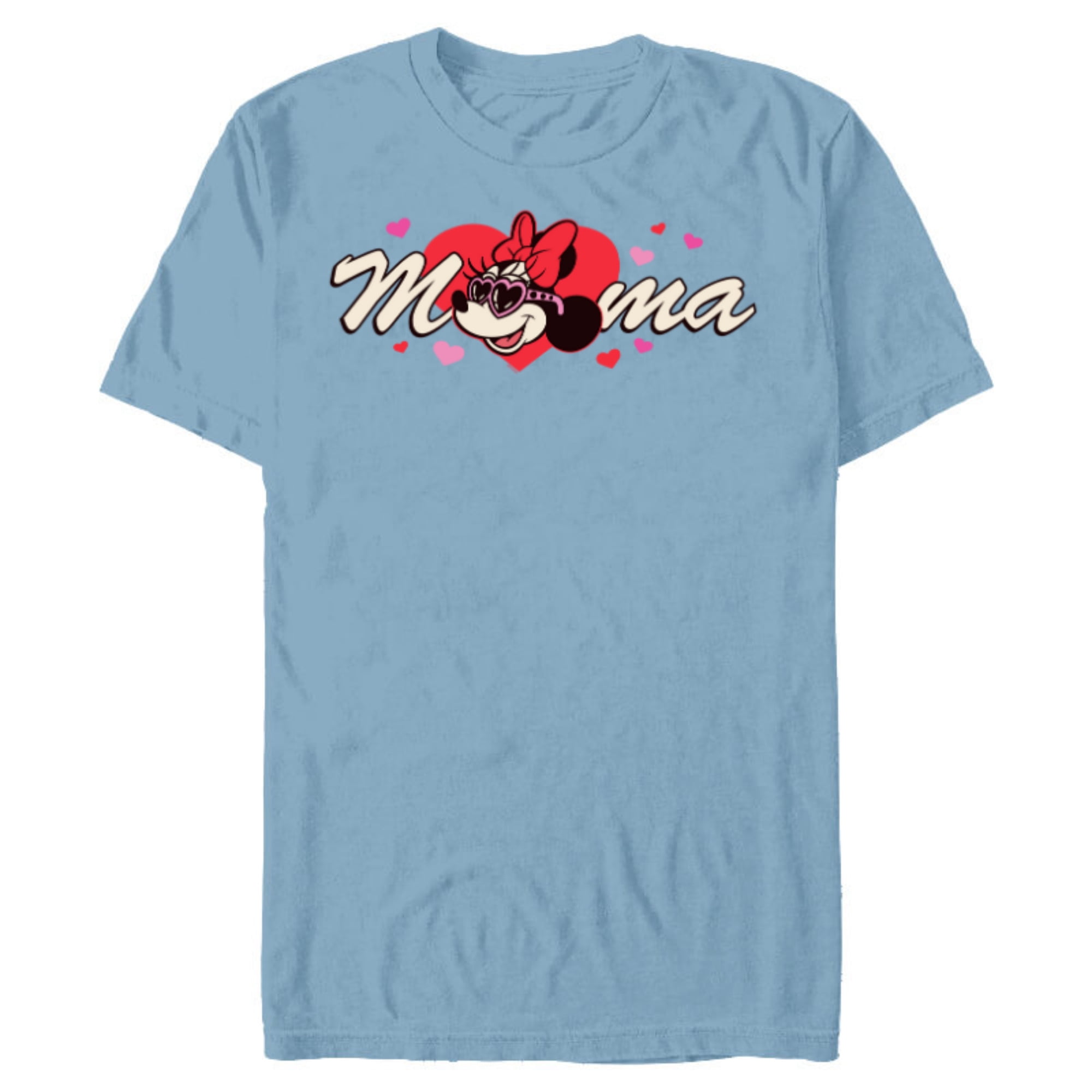 Disney Valentine s Day Mama Gift Family Matching Trip - Short Sleeve Blended T-Shirt for Adults - Customized-Ocean Blue