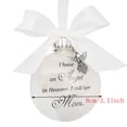 thumbnail image 2 of SMKE Feather Angel Memorial Glass Ornament,I Have an Angel in Heaven,Engraved Spherical Pendant,Sympathy Remembrance Feather,Comfort Gift Grieving, 2 of 9