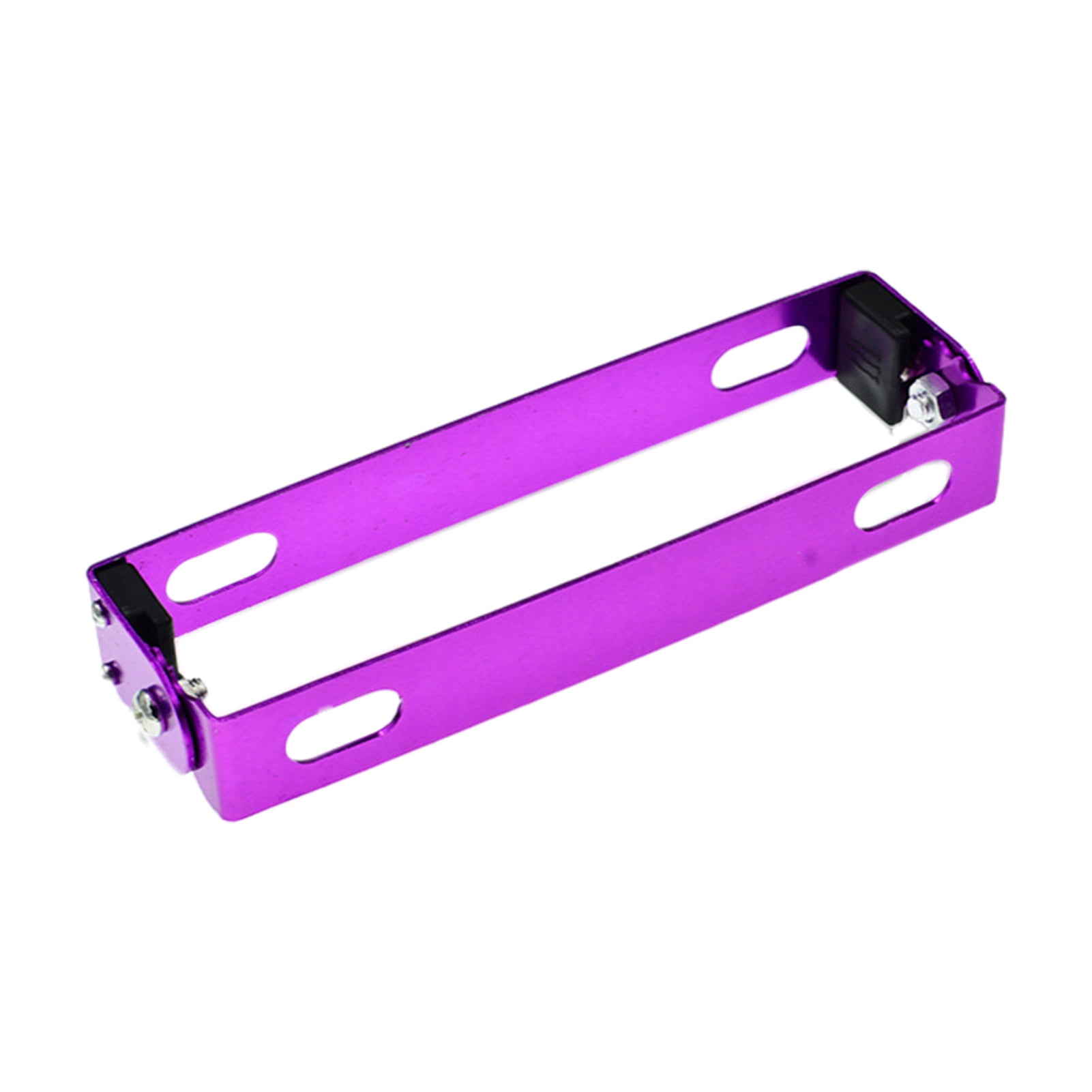 Aluminum Alloy License Plate Holder Universal Aluminum Alloy Motorcycle License Plate Frame with Adjustable Rack Durable Easy to Use Motorcycle
