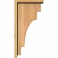 thumbnail image 3 of 5 1/2"W x 12"D x 24"H Mediterranean Smooth Corbel w/Backplate, Western Red Cedar, 3 of 9