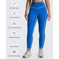 thumbnail image 4 of Leggings Aoxjox Lexi con forro, tiro alto, 66 cm, azul, XL, 4 of 5