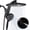Black, variant on INAVAMZ 12 inch Rain Shower Head and Handheld Combo, High Pressure Shower, 3+8+1 Spray Modes, Magnetic Dock, Power Jet, Anti-Clog Nozzles, 60" Hose, Black