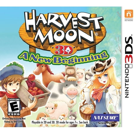 Harvest Moon 3D: A New Beginning - Nintendo 3DS, Customization is King! For the first time in the Harvest Moon series history, you can.., By (Best Nintendo 3ds Harvest Moon Game)