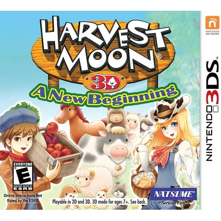 Harvest Moon 3D: A New Beginning - Nintendo 3DS, Customization is King! For the first time in the Harvest Moon series history, you can.., By Natsume