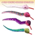 thumbnail image 2 of Juego de 4 lentejuelas con forma de serpiente de peluche ArtCreativity para niños, 66 cm, 2 of 7