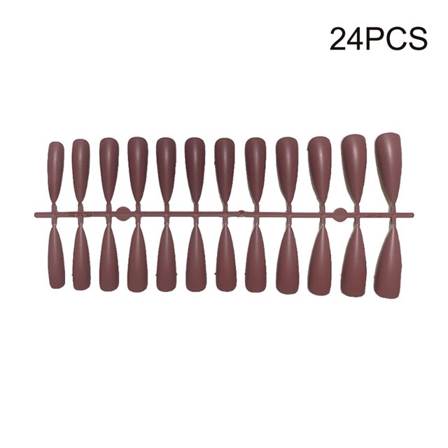 Nail Enhancement Tablets Chic Dot Design Not Susceptible to Allergies Frosted Texture Fake Fingernail Charming Manicure Tips Type 1
