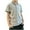 Gray, variant on Boys Button Down Shirt Short Sleeve Summer Casual Dress Shirt Cuban Collar Summer Shirts 12-14 Years
