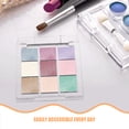 thumbnail image 3 of NUOLUX 4Ud Paleta De Maquillaje Recargable Con Compacto Y Material Plástico Duradero Transparente, 3 of 8