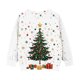 thumbnail image 3 of Sudaderas sin capucha para niños pequeños, niñas y niños, sudaderas con cuello redondo y manga larga estampadas, tops tipo pulóver con bolsillo, top de poliéster para niña, 3 of 6