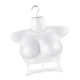 thumbnail image 2 of Maniquí colgante Torso femenino Medio cuerpo Exhibición Torso de cuerpo de mujer Forma de vestido para Blanco, 2 of 9