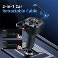 thumbnail image 3 of compatible C69 PD 30W Fast Charger FM Transmitter Bluetooth Car Charger with Type-C Extendable Cable_Perfect Gift, 3 of 4