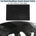 thumbnail image 2 of Unique Bargains Suede Headliner Fabric 60" x 40" Foam Backed for Car Truck RV SUV Interior Trim Protect DIY Replacement Gray Black 30"x 60", 2 of 7