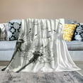 thumbnail image 2 of BCIIG Dandelion Warm Light Blanket Soft Fleece Thrower Throws Throws for All Seasons, Living Room Sofa Decoration Cow Gift Blanket for Toddlers, Kids and Adults, 2 of 6