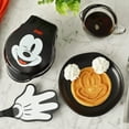thumbnail image 6 of Disney Mickey Mouse 4" Mini Waffle Maker - Cute Appliance for Single Waffle - Features Nonstick Plates & Non-Skid Feet - Mini Machine with Power Light, 6 of 6