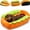 S-19.7" hot dog dog bed, variant on Hot Dog Dog Bed, Detachable and Washable Hot Dog Bed for Dachshund, Soft Plush Pet Bed with Non-Slip Bottom, Cozy Indoor Nest for Cats and Dogs,S-19.7"