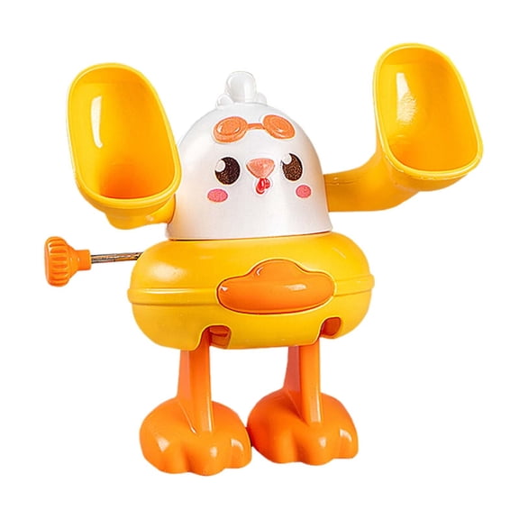 Interactive Cat Toy Rolling Chain Cute Cartoon Chicken Wind Up Somersault Funny Pet Plaything For Indoor Entertainment
