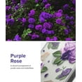 thumbnail image 5 of Ringke Fusion Design Compatible with iPhone 14 Pro Case, Transparent 3D Print Design Hard Back with Shockproof Clear Bumper Cover - Purple Rose, 5 of 11