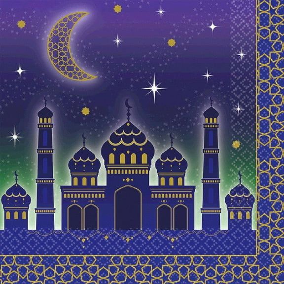 Ramadan 'Eid Mubarak' Lunch Napkins (16ct)