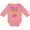 Mauve, variant on Inktastic Best Lil Sister Ever Girls Long Sleeve Baby Bodysuit