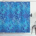 thumbnail image 1 of Ambesonne Aqua Shower Curtain, Abstract Fish Skin Scales, 69"Wx70"L, Violet Blue Aqua, 1 of 3