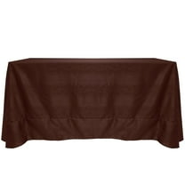 Ultimate Textile (2 Pack) Damask Kenya 108 x 156-Inch Rectangular Tablecloth - Home Dining Collection - Snakeskin Jacquard Design, Chocolate Brown