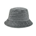 thumbnail image 1 of Solid Colour Female Basin Cap Do Old Sun Hat Couples Fashion Hundred Take Fisherman‘s Cap, 1 of 7
