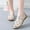 Beige, variant on Latrodar Fisherman Sandals for Women Flat Sandals for Women Sandals Women Comfort Athletic Elastic Hollow Out Sandals Pull-On Summer Shoes Low Heel (1"-2") Medium Solid Sandals for Lady School