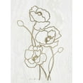 thumbnail image 2 of Brown, Denise 25x32 Gold Ornate Wood Framed with Double Matting Museum Art Print Titled - Golden Peony 3, 2 of 4