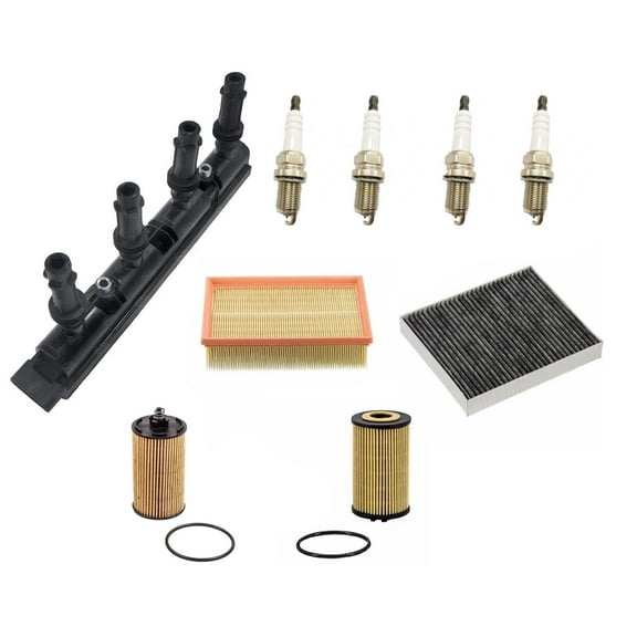 Direct Ignition Coil Platinum Spark Plugs Tune Up for 13-17 Chevrolet Trax 1.4L