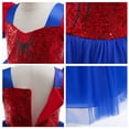 thumbnail image 6 of Girls Spider Costume Dress Short Sleeves Sequins Halloween Party Cosplay Dress Up, 6 of 8