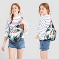 thumbnail image 4 of Tropical Pineapple Backpack - Golden Fruit & Flowers Print, Fashionable Multi-Functional Travel Pack, 4 of 4