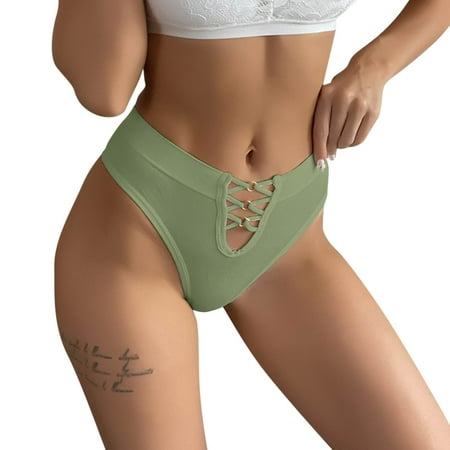 Sheer Mesh Panties Comfy Underwear for Women Women Panties Sexy Women Underwear Strap Hollow Panties For Female Thong Fashion Lingerie Panties Comfortable Underpants