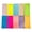 Fluorescent color sy, variant on 10Pcs Colorful Adhesive Notepads 50Sheets Per Pad Repositionable Sticky Notes Small Lined Notebook for Daily Planning