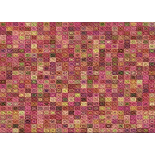 Ahgly Company Tapis Rectangulaire d'Intérieur Lavable en Machine Rouge Cramoisi Transitionnel, 5 Pieds x 8 Pieds
