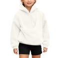 thumbnail image 2 of Kids's Carry Pounch Hoodies for Small Dogs and Cats Boys Girls Plush Pet Carrier Hoodie with Cute Puppy Pocket Casual Winter Pullover Top 11-12 Years, 2 of 7