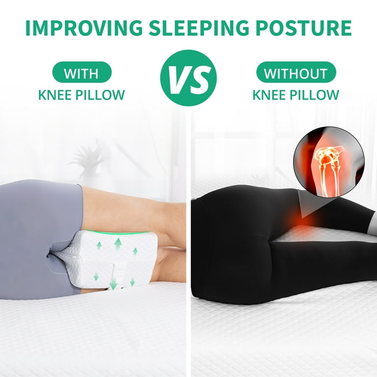 Leg Pillow For Side Sleeping Memory Foam Knee Pillow For Side