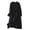 #028-Black, variant on Roncen Women's Linen Blend Dress - Breathable A-Line Midi Dress with Casual Comfort Fit for Summer Beach & Daily Wear