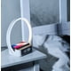 thumbnail image 3 of Lámpara de noche Cargador inalámbrico Lámpara de escritorio LED con reloj despertador, control táctil 3 tonos de luz, lámpara de mesa de carga inalámbrica, 3 of 5