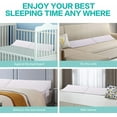 thumbnail image 6 of Queen Size Bed Wedge Pillow for Headboard Gap Filler Mattress Gap Filler (0-7") Sleep Backrest Pillow Between Mattress and Headboard White 60"x 10"x 6", 6 of 7