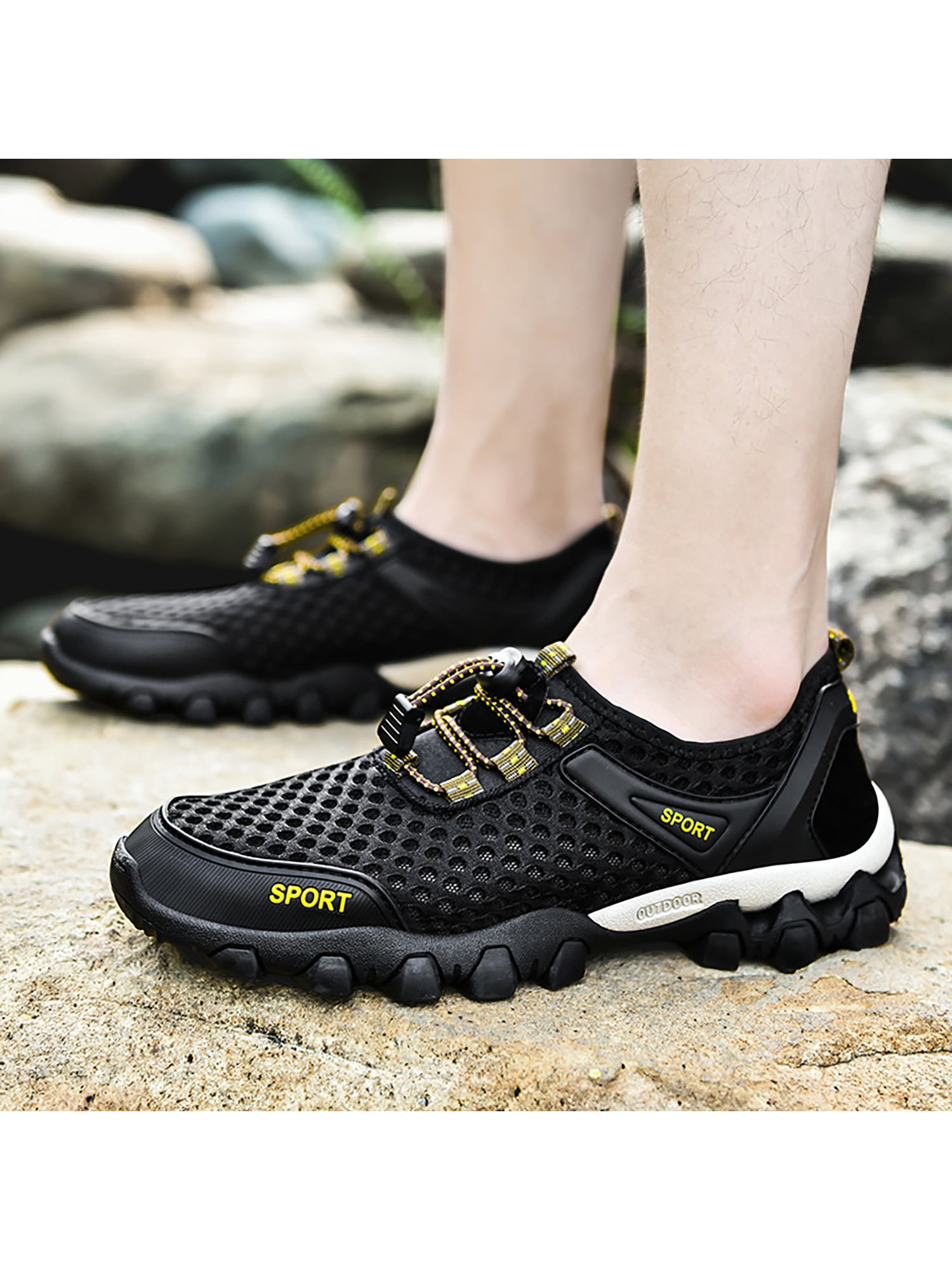 Men's Casual Shoes Slip On Fashion Sports Outdoor Sneakers Hiking Climbing Shoes