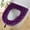 Purple, variant on Winter Model Toilet Seat, Furry Toilet Seat Cushion, Thickened Plush Toilet Seat Cover, Washable Toilet Seat Pad, Soft Comfortable Bathroom Accessory For Home, Cozy All-Season Toilet Seat