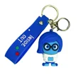 thumbnail image 1 of New Cartoon Inside Out Keychain Pendant Personality Creative Soft Glue Doll Small Key Rings Kawaii Bags Pendants Kids Toys DMH, 1 of 1