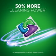Cascade Platinum ActionPacs Dishwasher Detergent, Lemon Scent, 48 Count