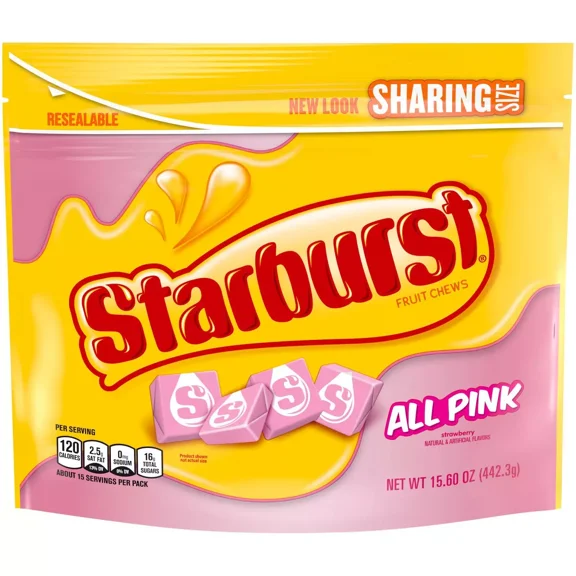 2x-Starburst All Pink Sharing Size Chewy Candy - 15.6oz