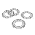 thumbnail image 3 of Wheel Outer Beadlock Ring, Beadlock Wheel Ring Reusable Attractive 1.9 Inch CNC Machining Easy To Install Wear Resistant  for 1/10 RC Cars Black,Silver,Red, 3 of 7