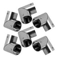 thumbnail image 4 of HEMOTON  6 Pcs Clamps Stainless Steel Connectors Fence Parts Pipe Silver, 4 of 8