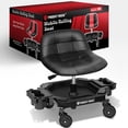 thumbnail image 1 of Taburete con ruedas FREEKYROCK de altura ajustable con respaldo de 180 kg, 1 of 9
