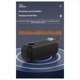 thumbnail image 5 of Altavoz Bluetooth Portátil para Exteriores, Altavoz Inalámbrico de Graves con Radio FM, Control de Volumen, Reproductor USB, Llamadas Telefónicas, Color Negro., 5 of 5