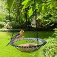 thumbnail image 4 of 2 Piezas Comedero para Pájaros Colgante para Exteriores Decoración de Jardín Bandeja Baño para Pájaros Bebedero de Agua Alimentador para Mascotas para Suministros para Mascotas,A, 4 of 5
