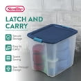 thumbnail image 3 of Sterilite 26 Gallon Latch & Carry Plastic Storage Tote Container Box, 12 Ct, 3 of 11